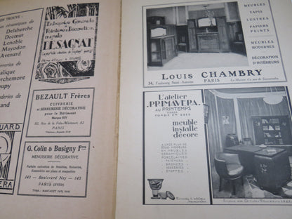 Art Et Decoration Juin 1923 Number - 258