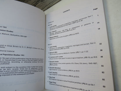 Population Studies From Parish Registers A Selection of Readings From Local Population Studies Edite book image 4