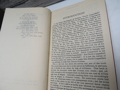 David Copperfield By Charles Dickens 1938 Everyman's Library