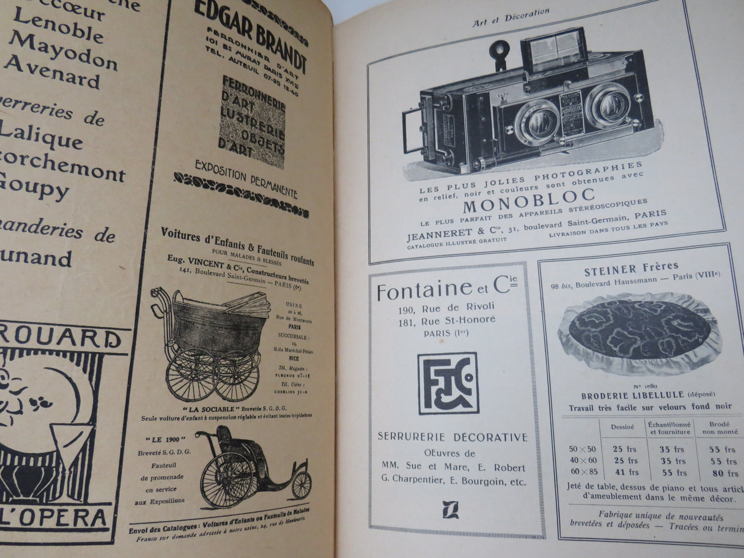 Art Et Decoration Octobre 1923 Number -262