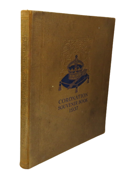 Coronation Souvenir Book 1937 By Gordon Beckles book front cover