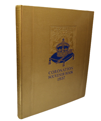 Coronation Souvenir Book 1937 By Gordon Beckles book front cover