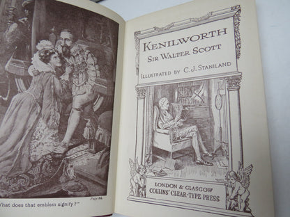 Kenilworth By Sir Walter Scott Illustrated By C.J. Staniland