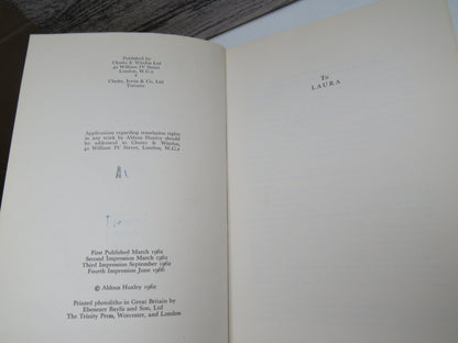 Island A Novel By Aldous Huxley 1966