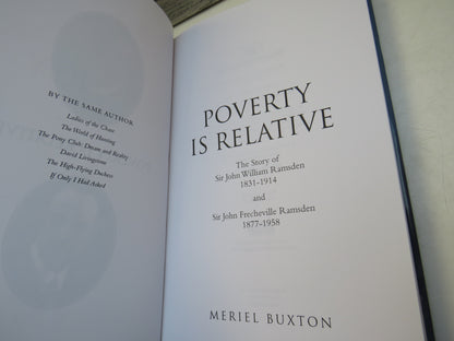 Poverty Is Relative The Story of Sir John Willilam Ramsden 1831-1914 and Sir John Frecheville Ramsde book image 4