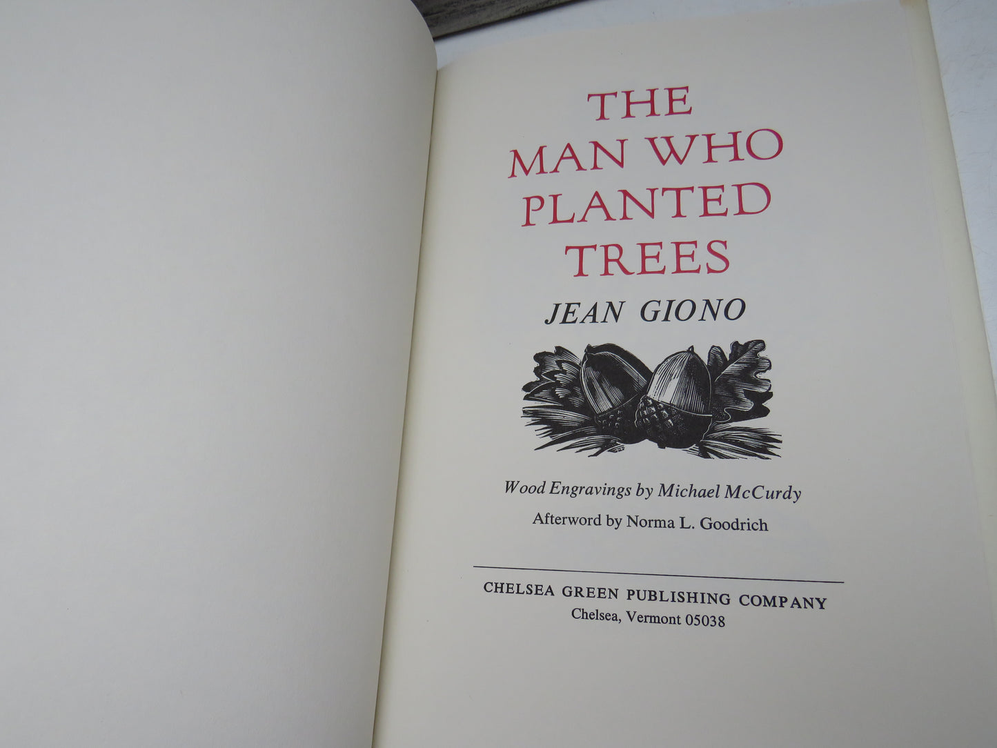 The Man Who Planted Trees By Jean Giono 1985