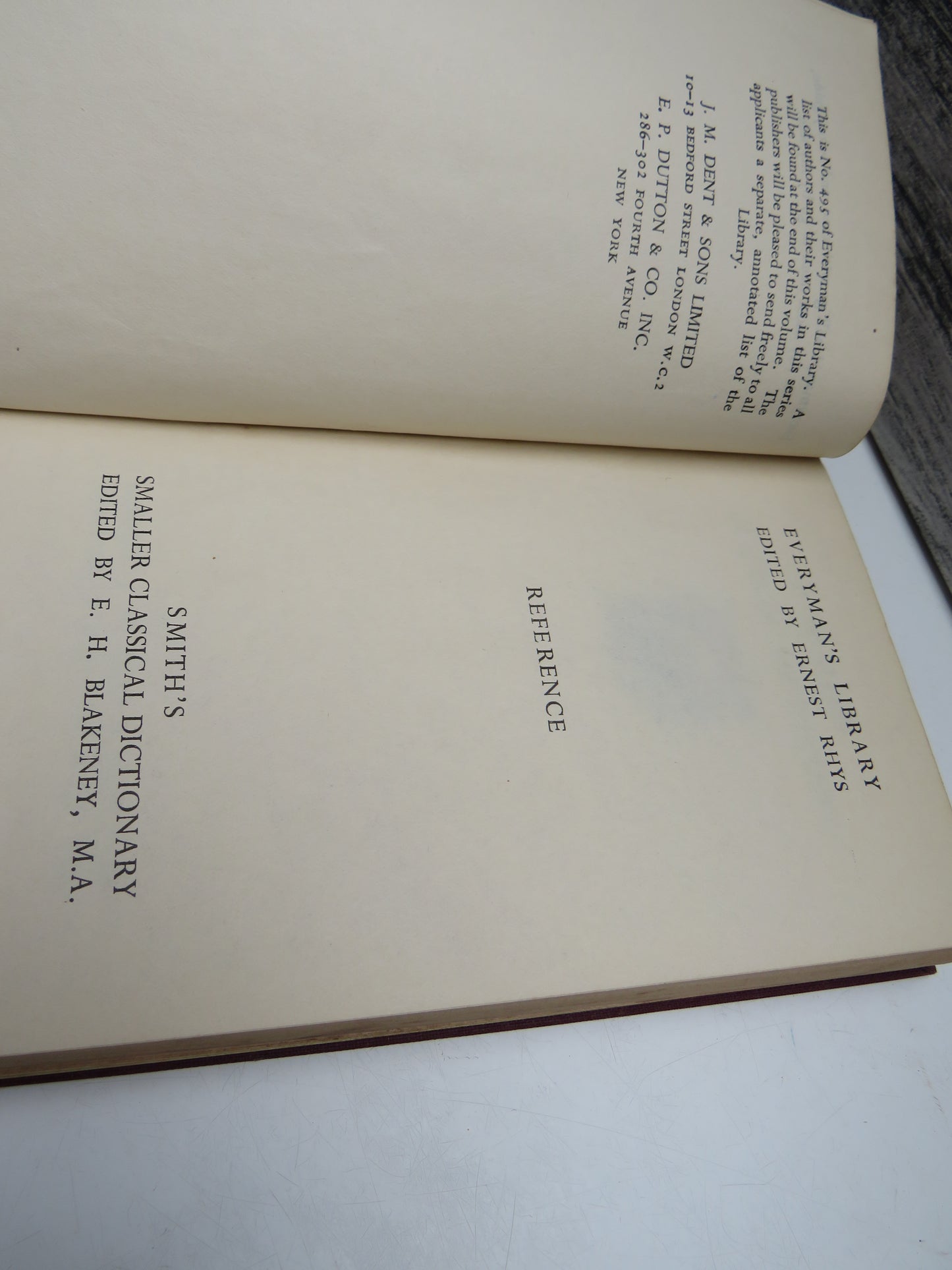 A Smaller Classical Dictionary 1937