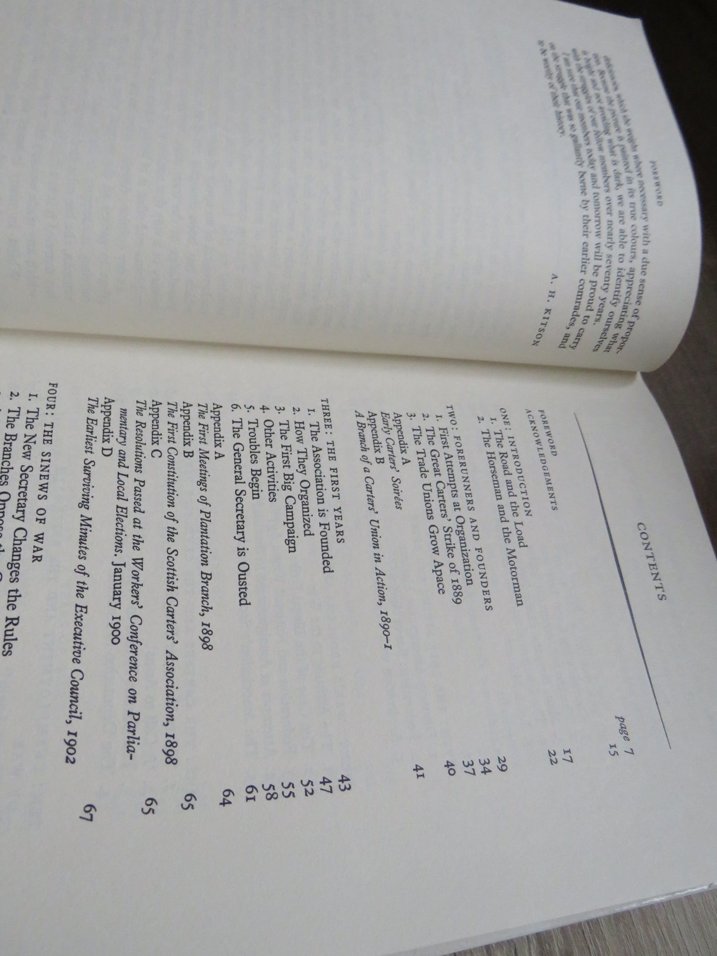 The Scottish Carter The History of The Scottish Horse and Motormen's Association 1898-1964 By Angela Tuckett 1967 1st Edition