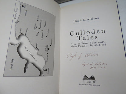 Culloden Tales Stories From Scotland's Most Famous Battlefield By Hugh G. Allison 2007 Author Signed