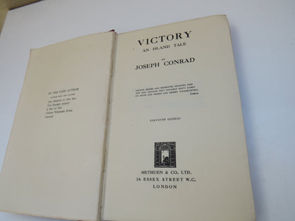 Victory An Island Tale By Joseph Conrad 1925 book image 4