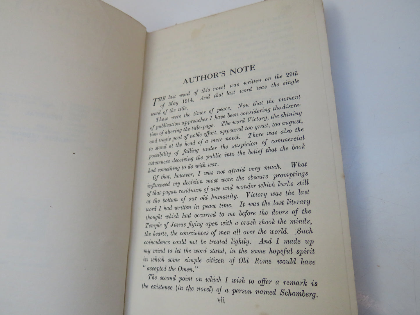 Victory An Island Tale By Joseph Conrad 1925