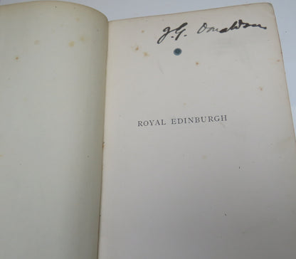 Royal Edinburgh Her Saints, Kings, Prophets and Poets By Mrs Oliphant 1893 book image 3