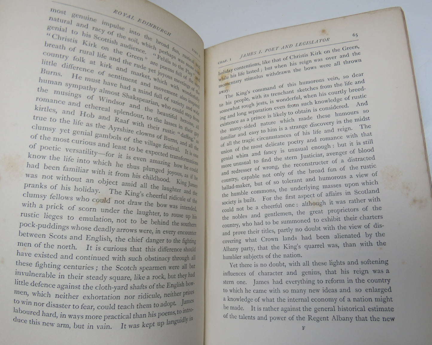 Royal Edinburgh Her Saints, Kings, Prophets and Poets By Mrs Oliphant 1893