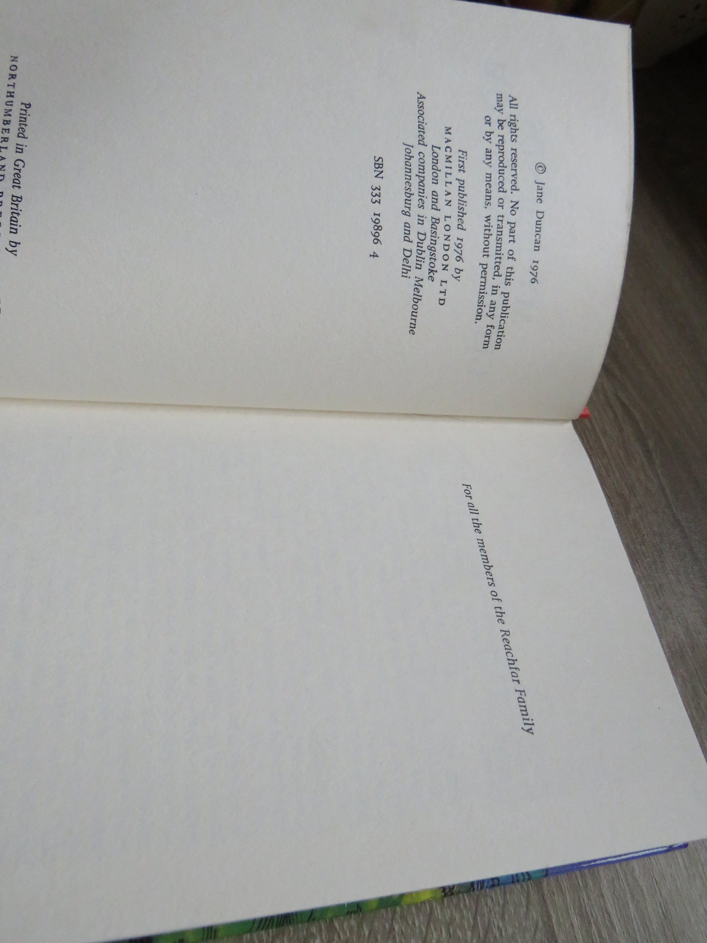 My Friends George and Tom By Jane Duncan 1976 1st Edition