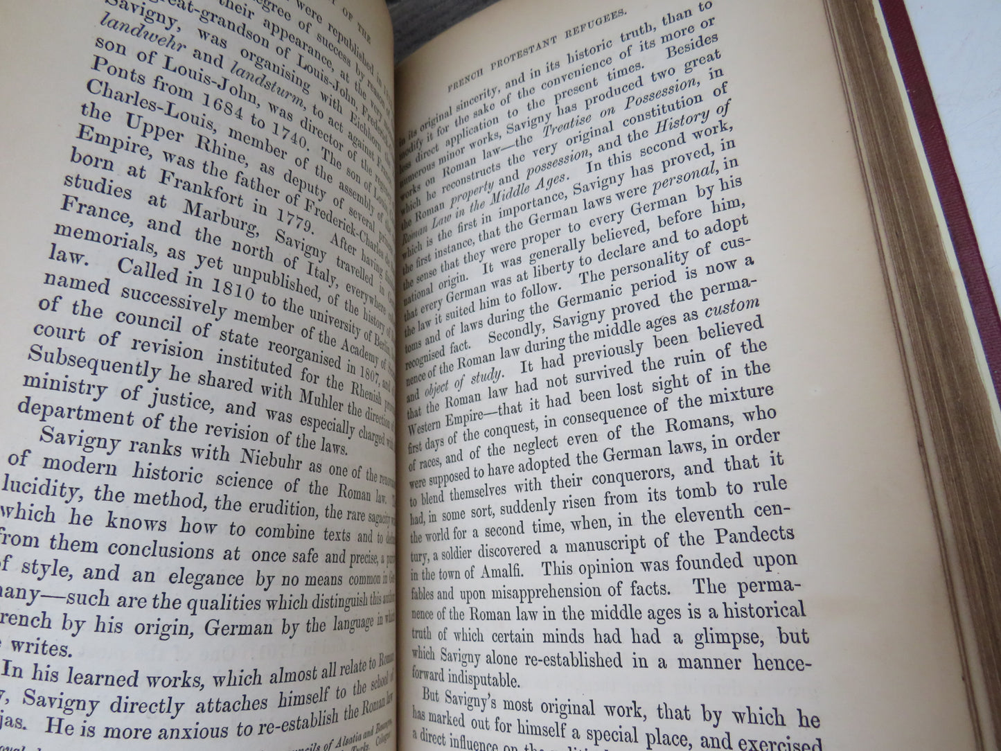 History of The French Protestant Refugees From The Revocation Of The Edict of Nantes To The Present Time By Charles Weiss 1854