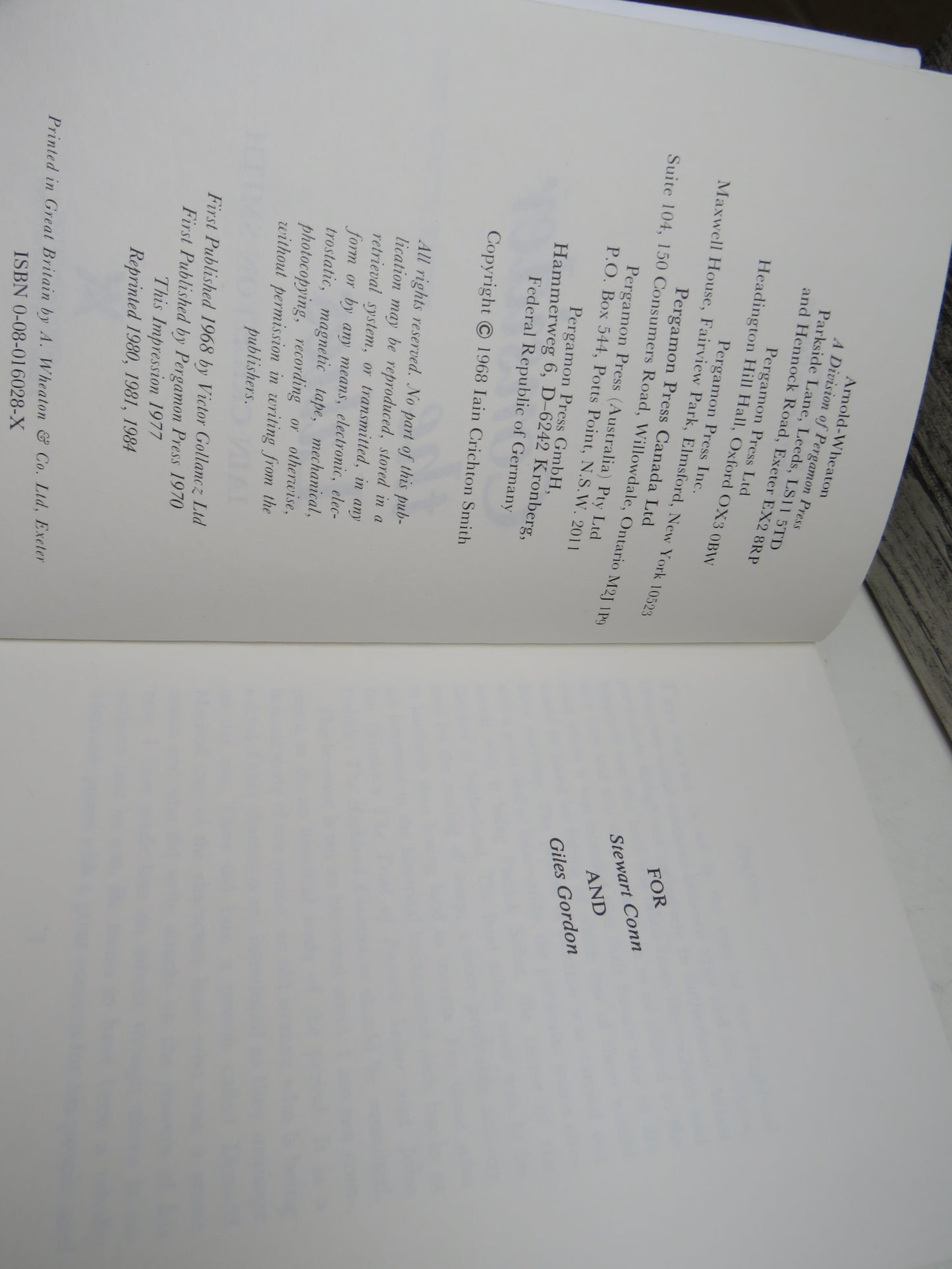 Consider The Lilies By Iain Crichton Smith 1984