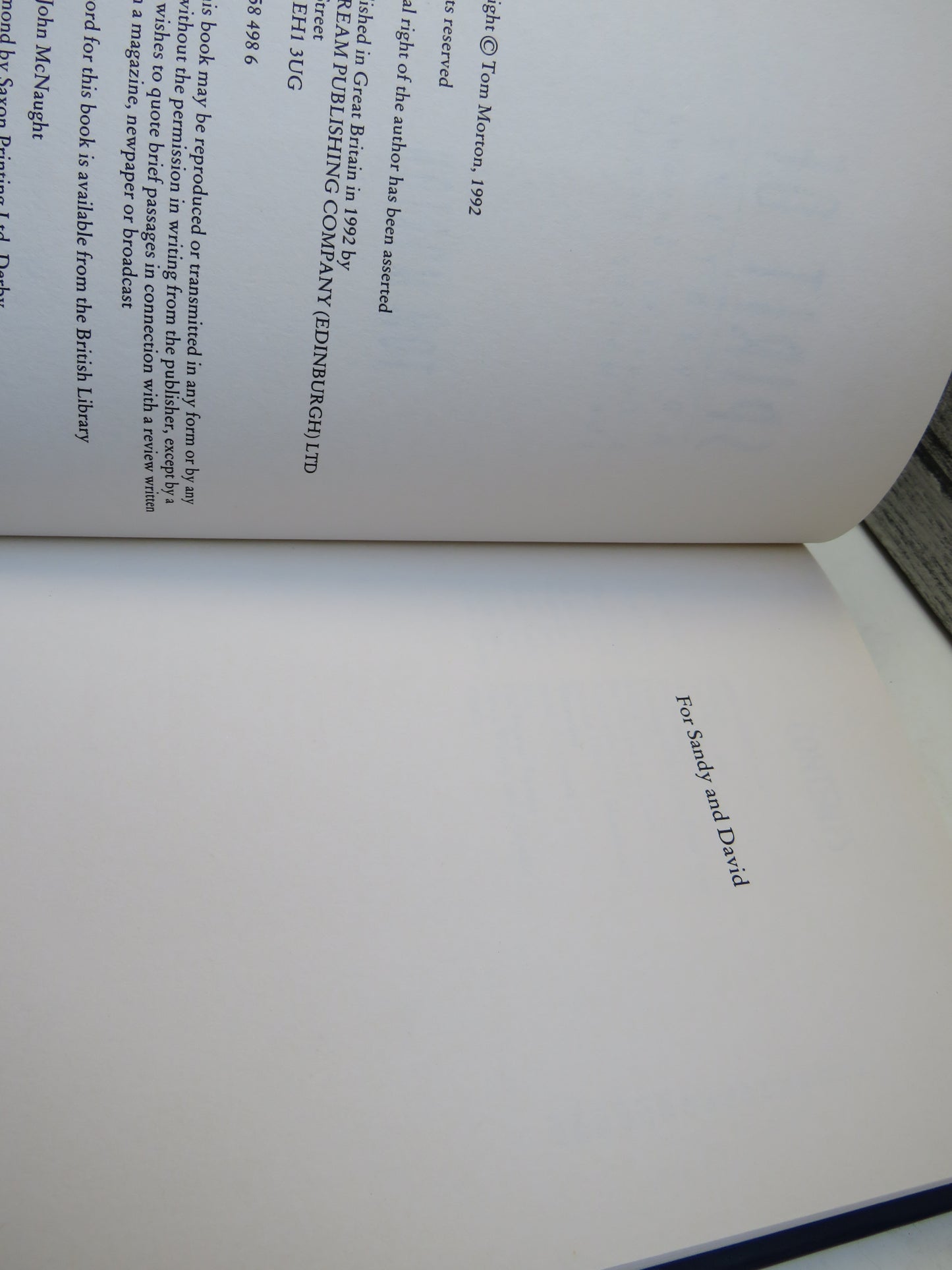 Spirit of Adventure A Journey Beyond The Whisky Trails By Tom Morton 1992