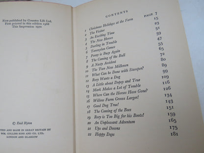 Adventures On Willow Farm By Enid Blyton 1970 book image 4