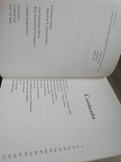 Memories of Finzean Schooldays 1925-1933 By Chrissie Gibson Author Signed book image 4