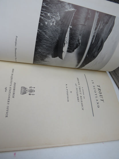 Trout In Scotland A Story of Brown Trout Research At Pitlochry By K.A. Pyefinch 1960