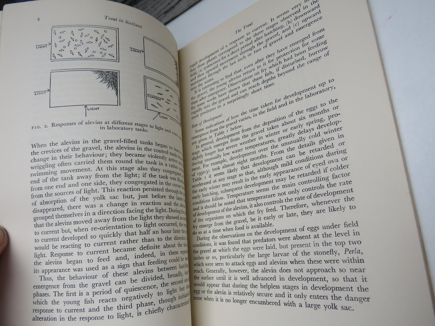Trout In Scotland A Story of Brown Trout Research At Pitlochry By K.A. Pyefinch 1960