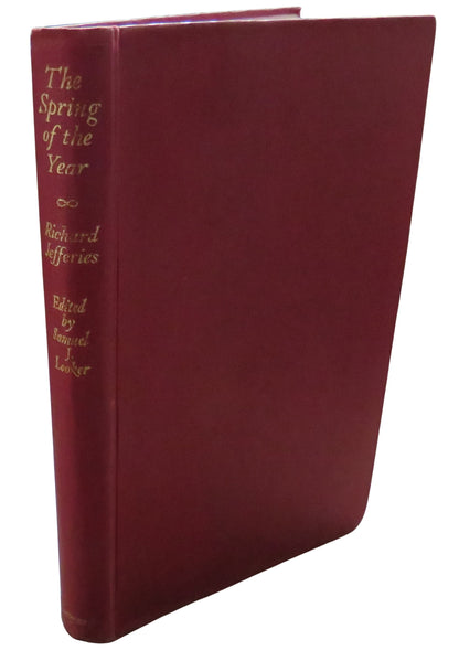 The Spring of the Year and Other Nature Essays By Richard Jefferies 1946 book front cover