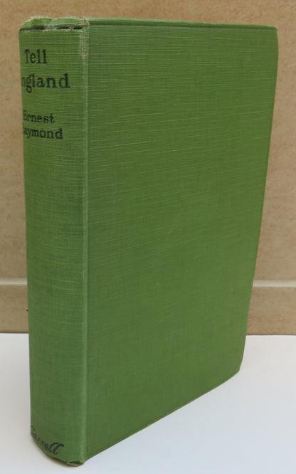Tell England A Study In A Generation By Ernest Raymond 1930 book image 2