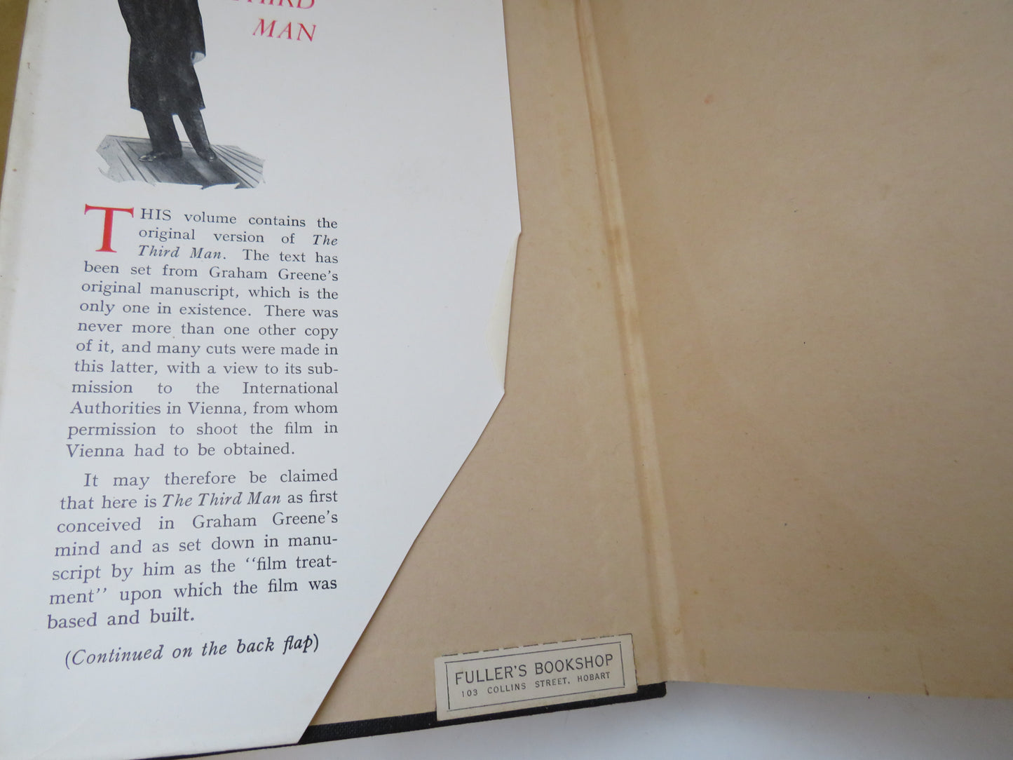 The Third Man and The Fallen Idol By Graham Greene 1950 1st Edition book image 3