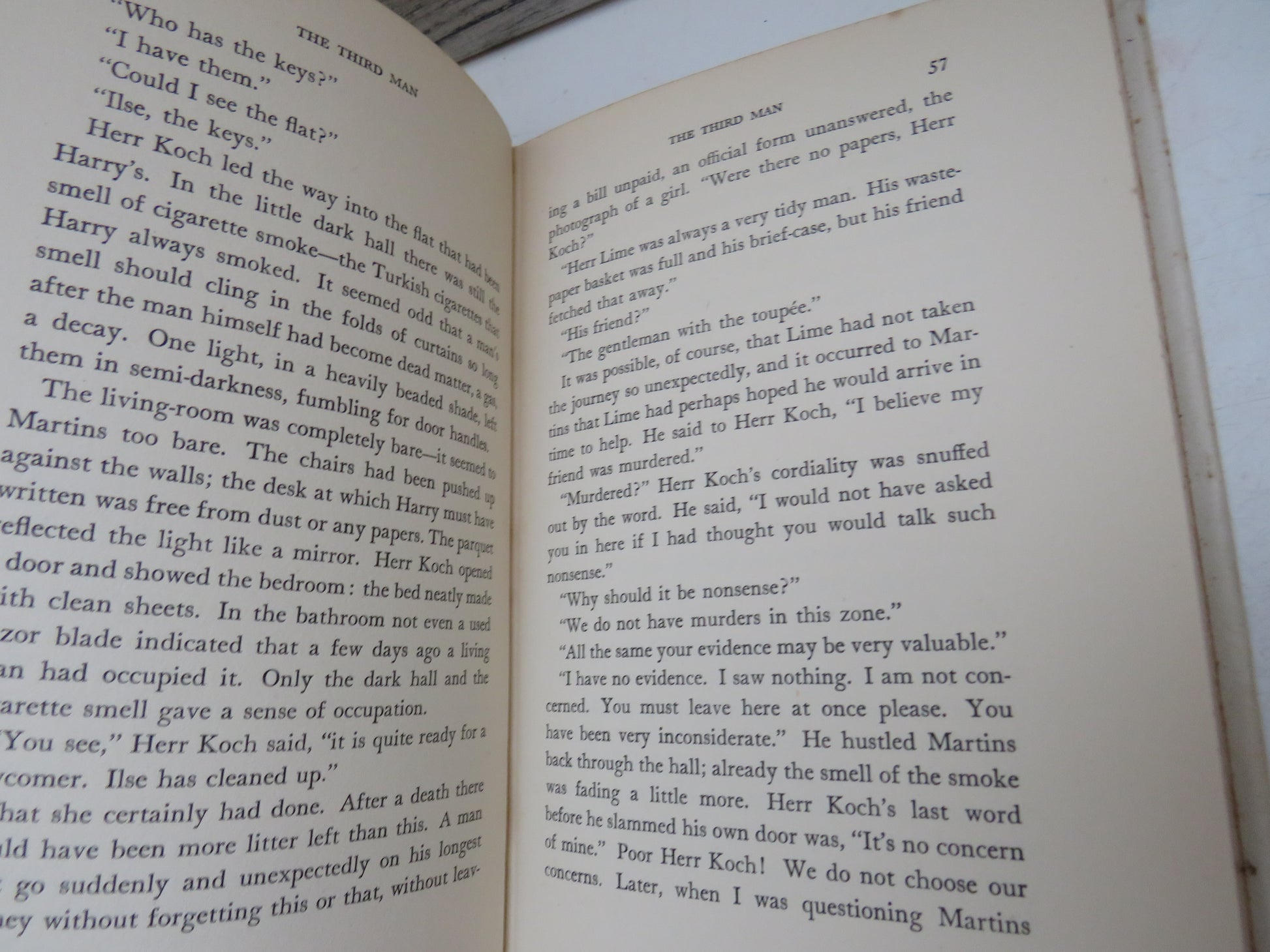 The Third Man and The Fallen Idol By Graham Greene 1950 1st Edition book image 6