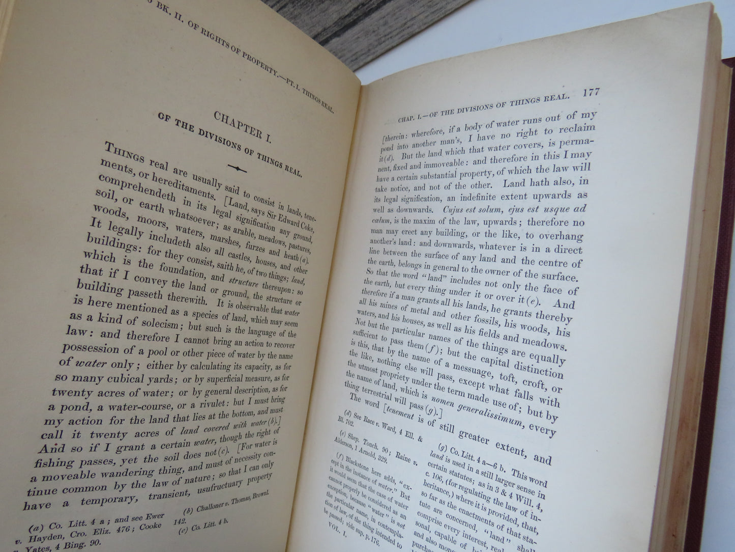 Mr. Serjeant Stephen's New Commentaries On The Laws of England By James Stephen Vol I 1868