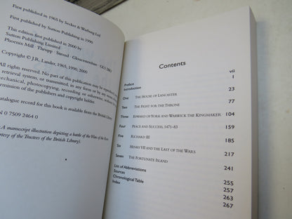 The Wars of The Roses By J.R. Lander 2000 book image 4