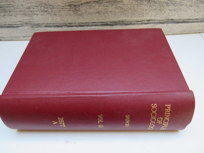 The Principles of Sociology By Herbert Spencer Vol. III 1896