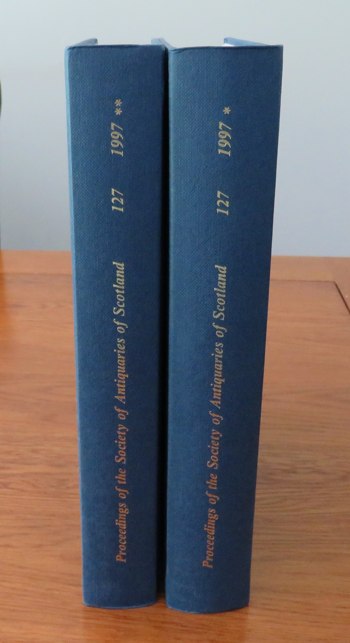 Proceedings of the Society of Antiquaries of Scotland Both of Volumes 127 (1997)