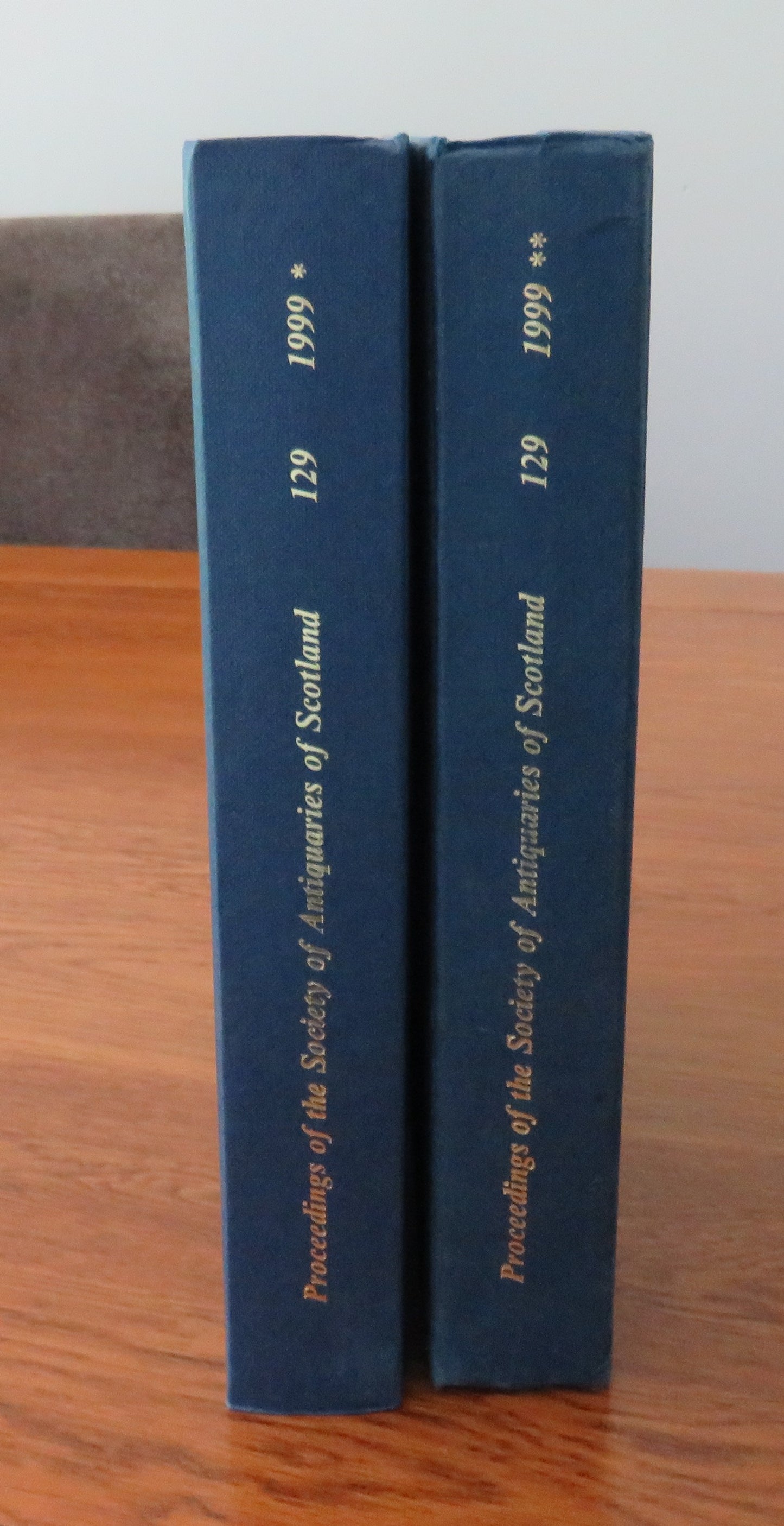 Proceedings of the Society of Antiquaries of Scotland Both of Volumes 129 (1999)