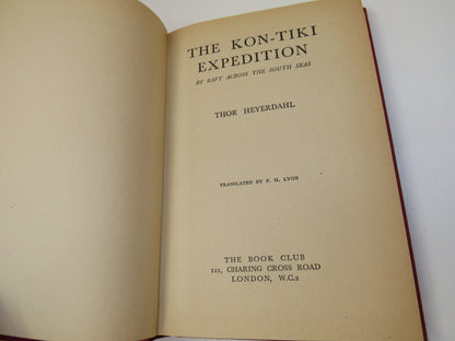 The Kon-Tiki Expedition By Raft Across The South Seas By Thor Heyerdahl Translated By F.H. Lyon book image 3