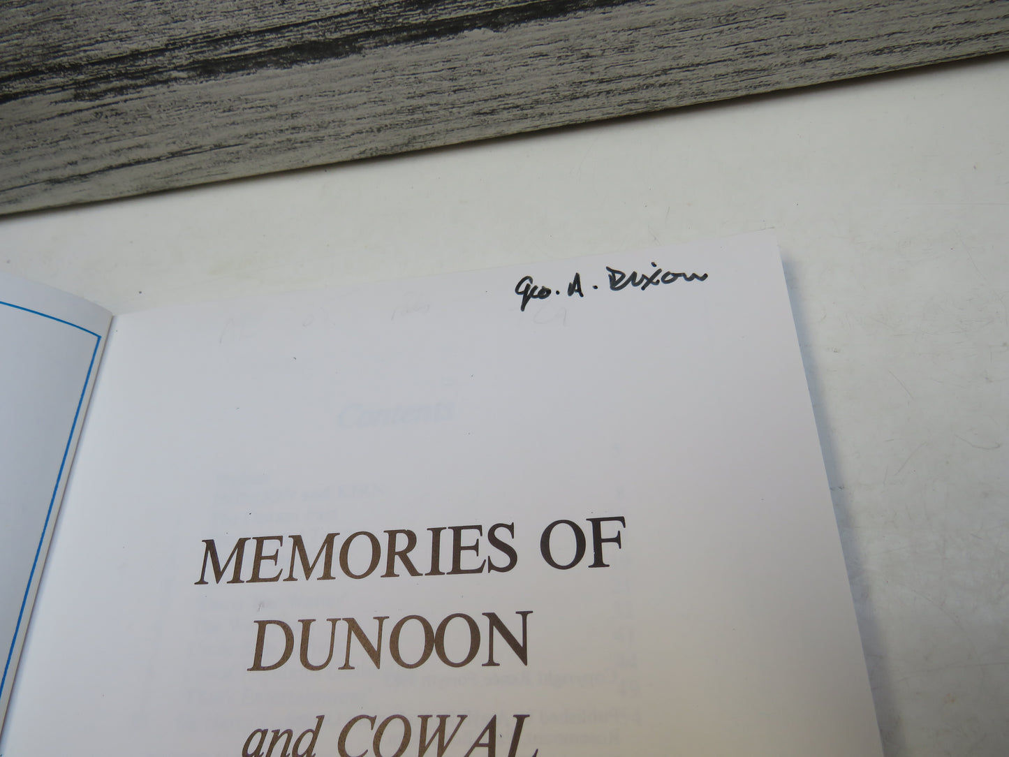 Memories of Dunoon and Cowal By Renee Forsyth 1983