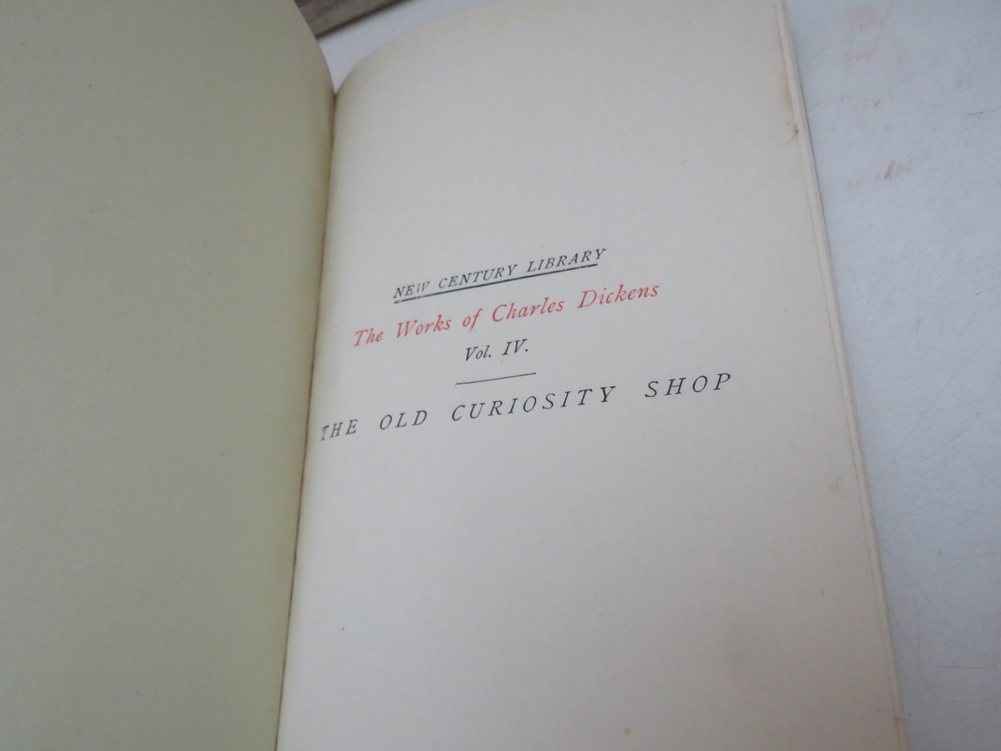 The Old Curiosity Shop By Charles Dickens 1905
