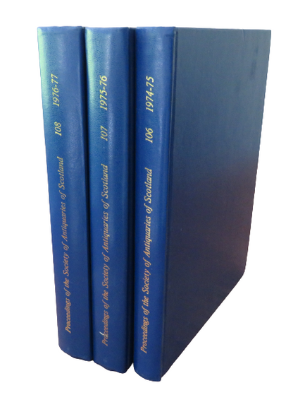 Proceedings of the Society of Antiquaries of Scotland Volumes106, 107, 108, 1974-77 book front cover