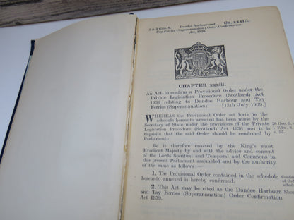 Dundee Harbour Acts 1939-1950-1952
