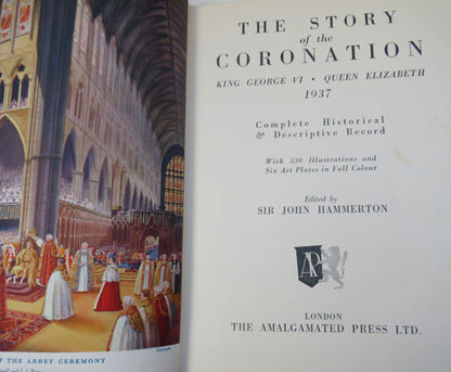 The Story Of The Coronation King George VI Queen Elizabeth 1937 book image 3