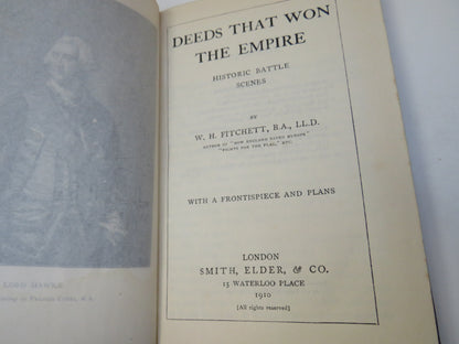 Deeds That Won The Empire Historic Battle Scenes By W.H. Fitchett 1910 book image 3