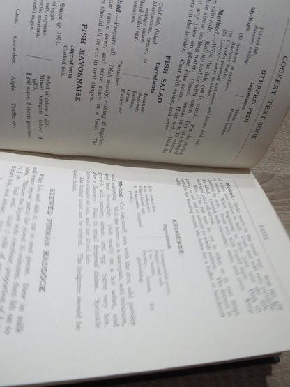 Strathearn College Edinburgh Cookery Text-Book Compiled By E.C.G. Mitchell 1935 book image 5