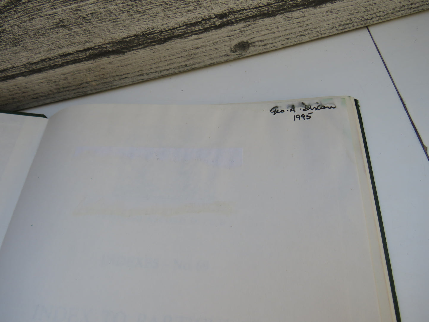 Index To Particular Register of Sasines For Sheriffdoms Of Elgin, Forres and Narin Volume II 1701-1780