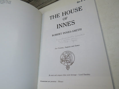 The House of Innes By Robert Innes-Smith 1990 book image 3