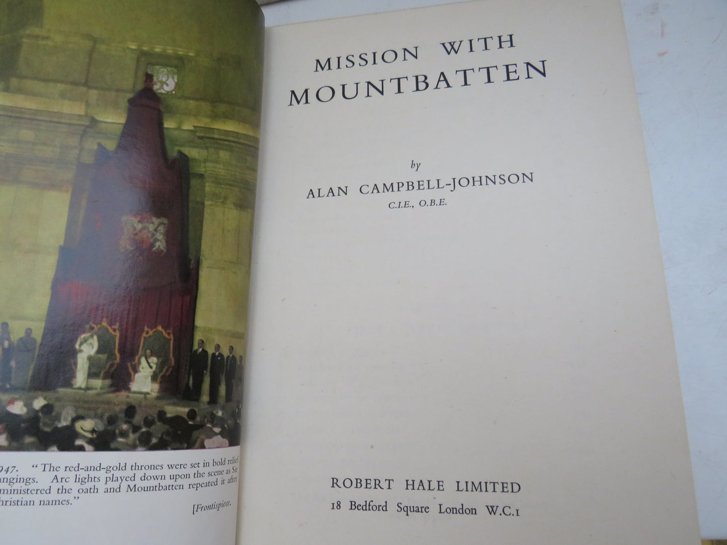 Mission With Mountbatten By Alan Campbell-Johnson 1951 book image 3