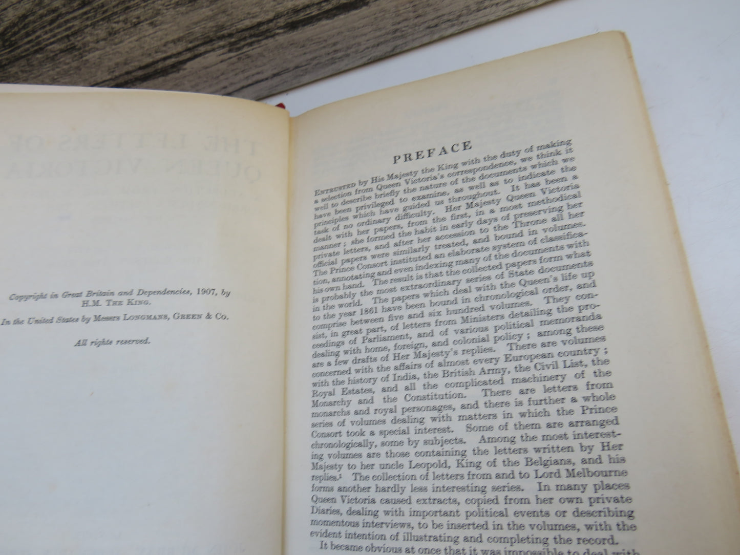 The Letters of Queen Victoria A Selection From Her Majesty's Correspondence Between The Years 1837 and 1861 Vol I 1908