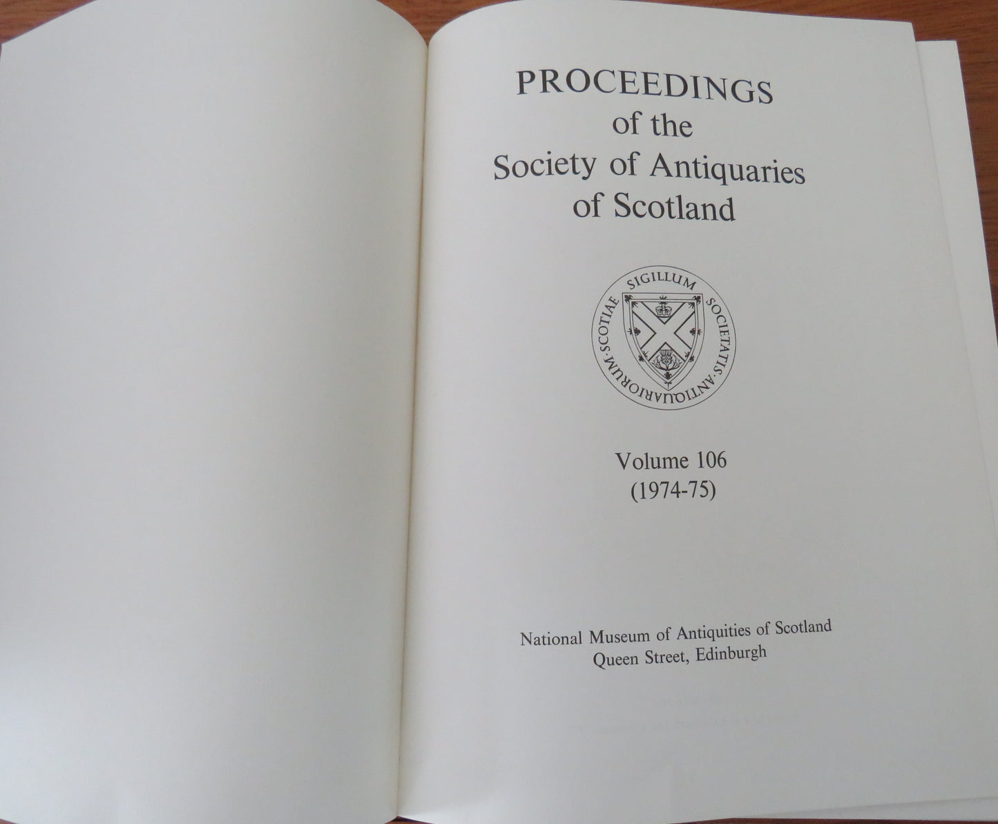 Proceedings of the Society of Antiquaries of Scotland Volume 106 (1974-75)