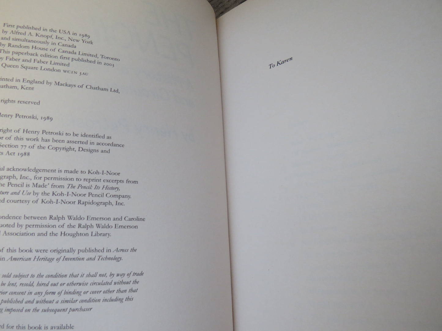 The Pencil A History of Design and Circumstance By Henry Petroski 1989 book image 4