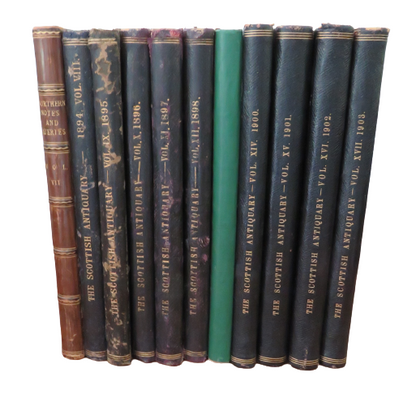 1893 - 1903 The Scottish Antiquary of Northern Notes & Queries   Vol - 7 -17 book front cover