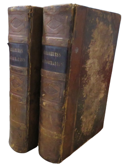 Chambers's Information for the People Edited by William and Robert Chambers, 1842 Volumes I and II book front cover